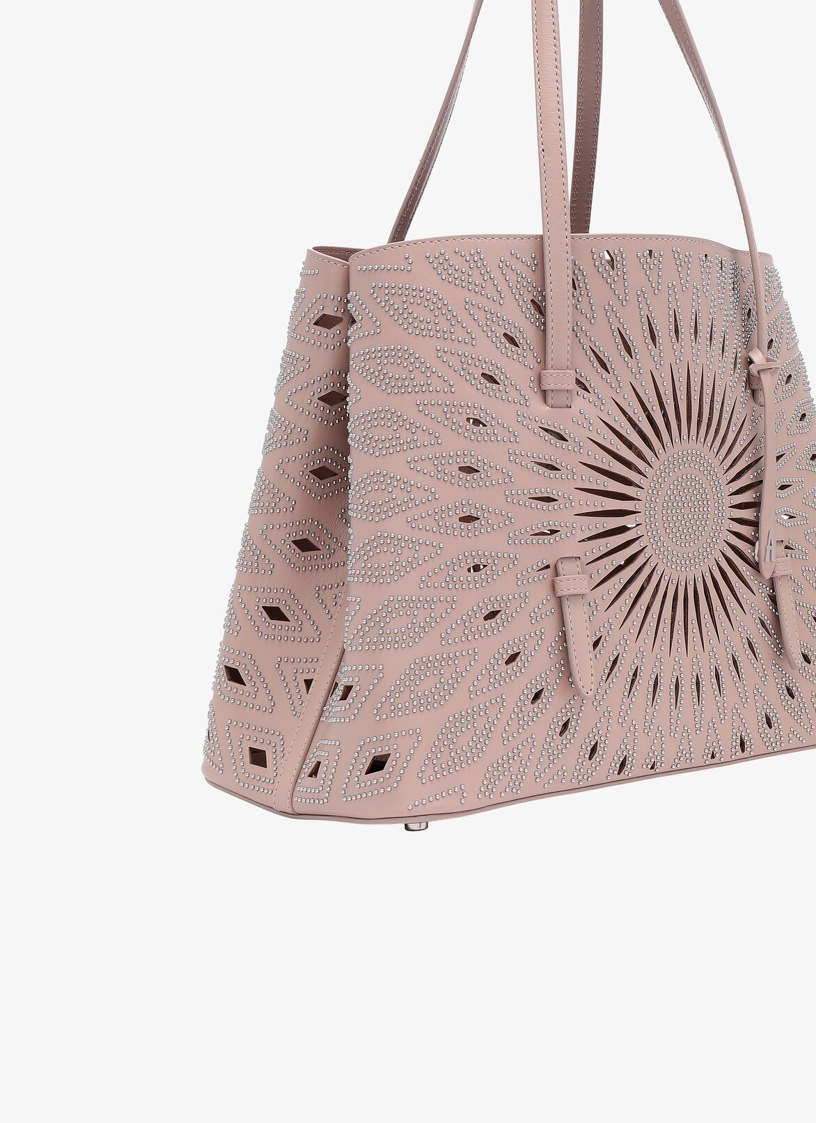 MINA MEDIUM CUIR LUX CERAMIQUE SABLE ALAÏA SABLE  MINA MEDIUM CUIR LUX CERAMIQUE SABLE